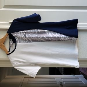 Stella McCartney x Adidas active top tee colorblock